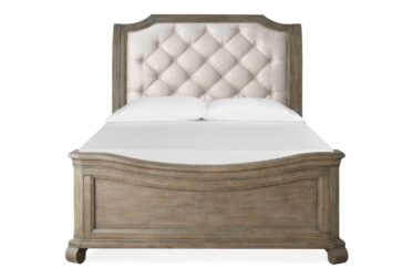 Tinley Park King Upholstered Sleigh Bed