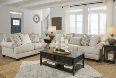 Asanti Fog 2 Piece Sofa & Loveseat Set