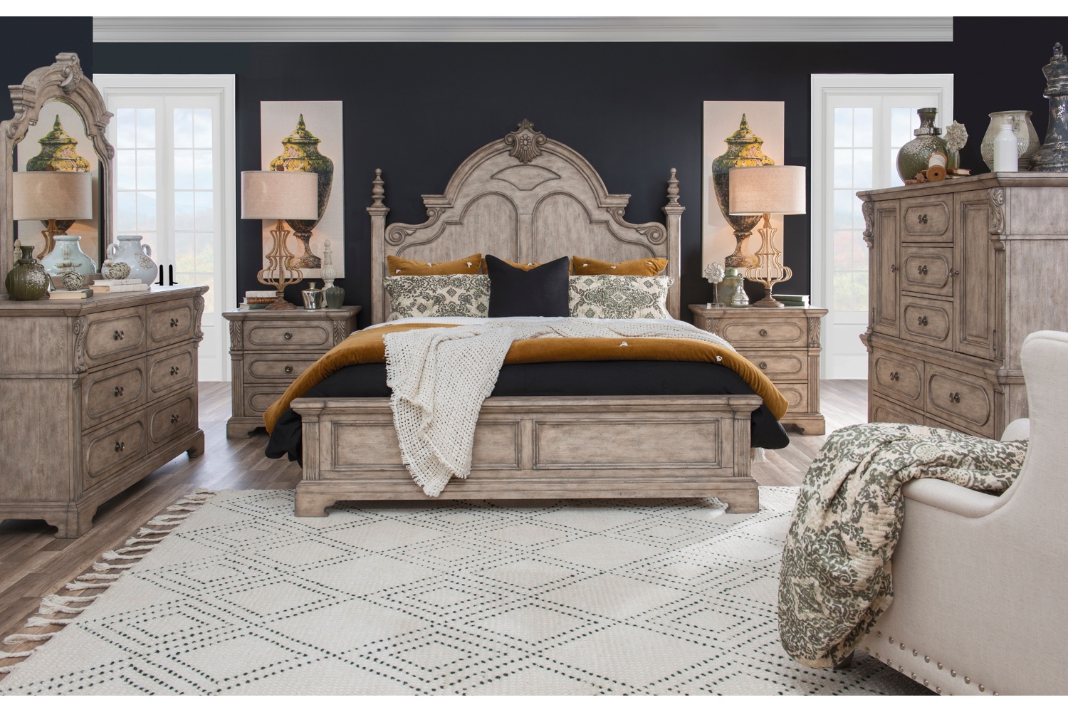 Sorona King 5 Piece Bedroom Set