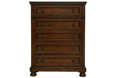 Begonia Brown 5-Drawer Chest