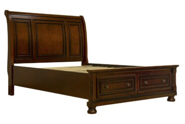Begonia Brown Queen Storage Bed