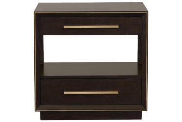 Durango Peppercorn 2 Drawer Nightstand