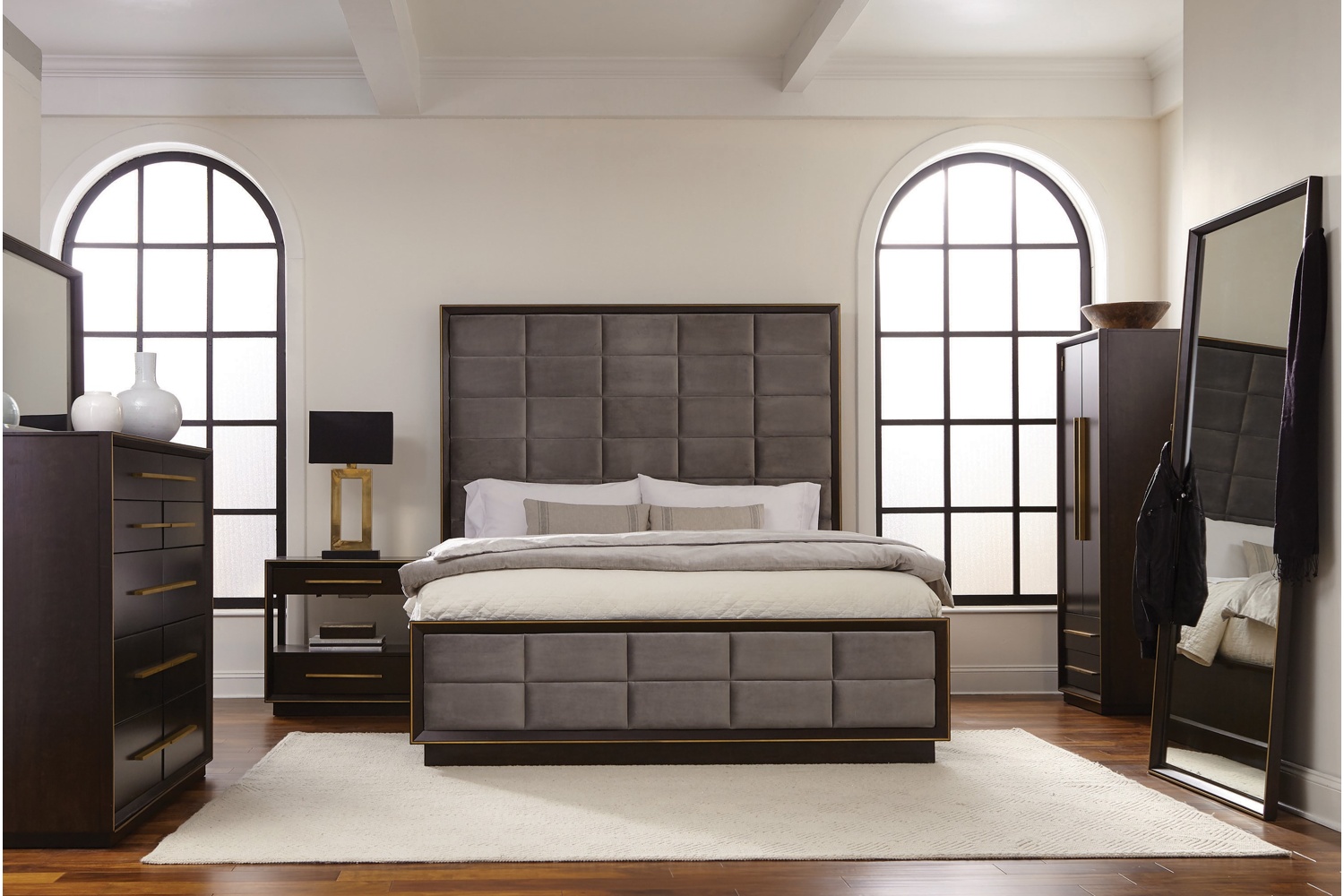 Durango Peppercorn Queen 4 Piece Bedroom Set