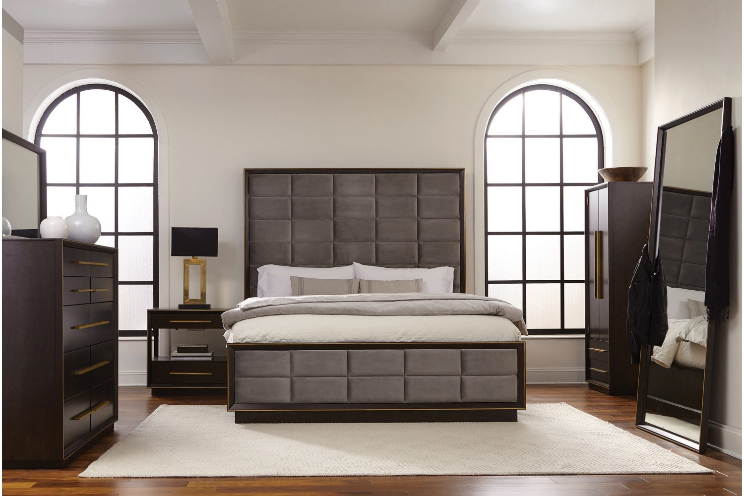 Durango Peppercorn Queen 5 Piece Bedroom Set
