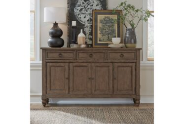Americana Farmhouse Brown Hall Buffet