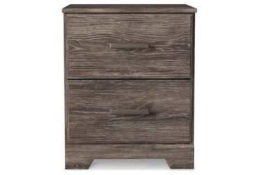 Ralinksi Gray 2 Drawer Nightstand