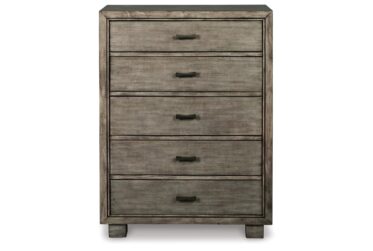 Arnett Gray 5-Drawer Chest