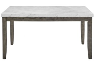 Emily White Marble Dining Table