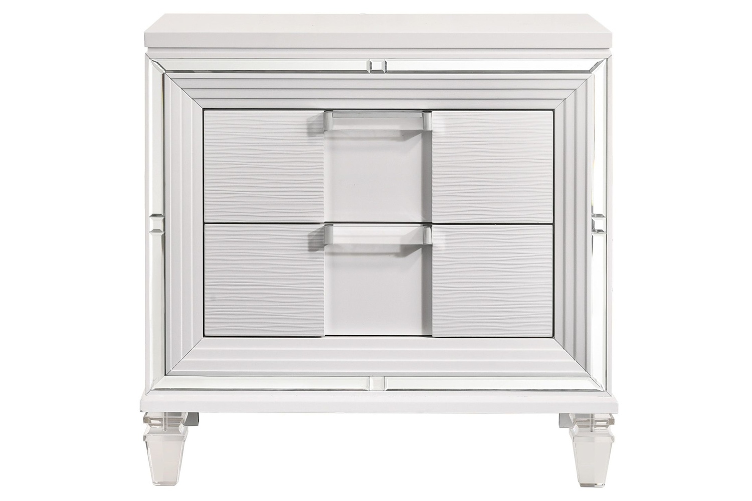 Twenty Nine White 2-Drawer Nightstand