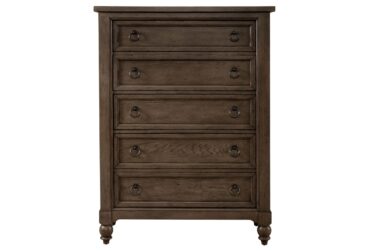 Americana Farmhouse Brown 5-Drawer Chest