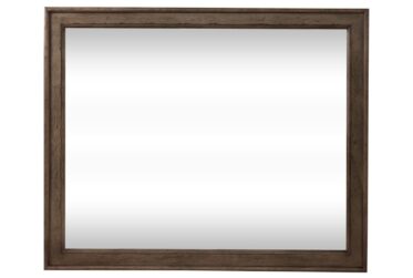 Americana Farmhouse Brown Mirror
