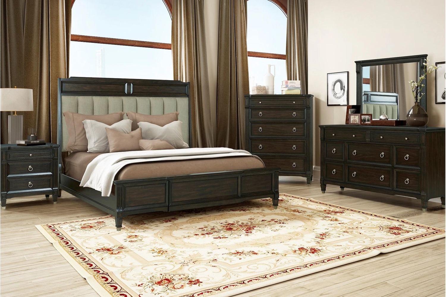 Valley View King 4 Piece Bedroom Set