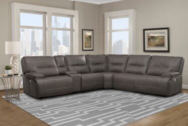 Spartacus Haze 6-Piece Power Reclining Sectional
