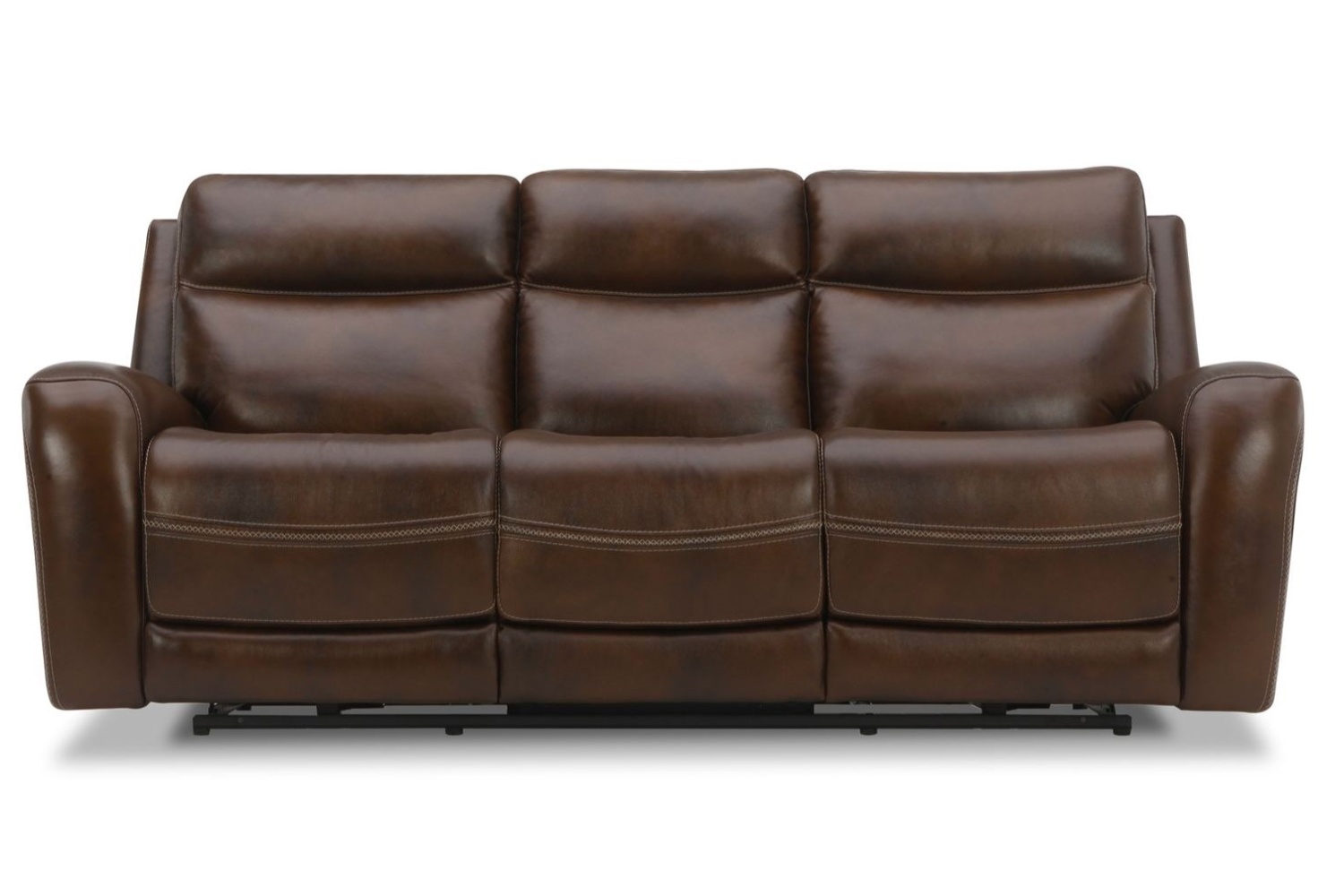 Blair Cognac Leather Piece Power Reclining Sofa Loveseat Set