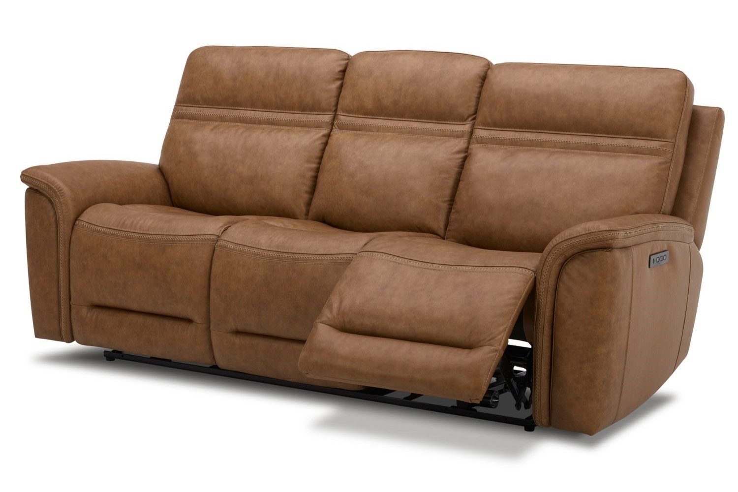 Cooper Camel Leather Power Reclining Sofa - Georgia