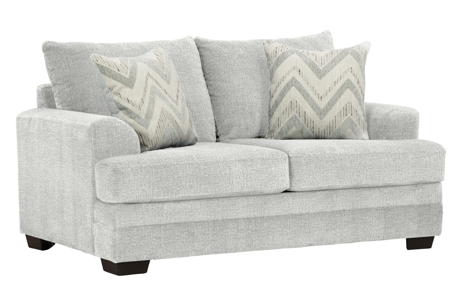 Pippa Light Gray Loveseat - Georgia Furniture Mart