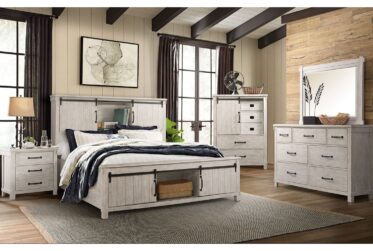 Scott Light King 4 Piece Bedroom Set