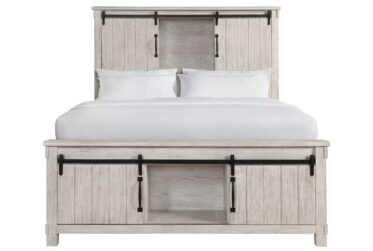 Scott Light Queen Bed With Storage