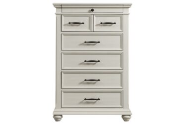 Slater White 6-Drawer Chest