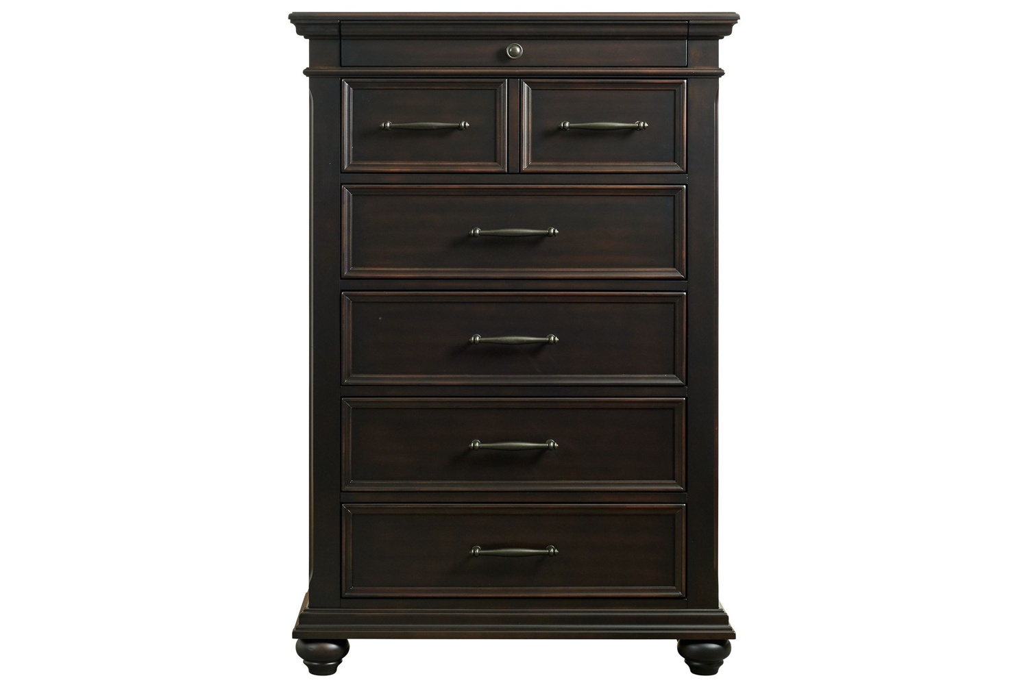 Slater Black 6-Drawer Chest