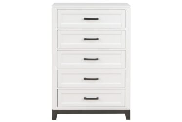 Garretson White 5-Drawer Chest
