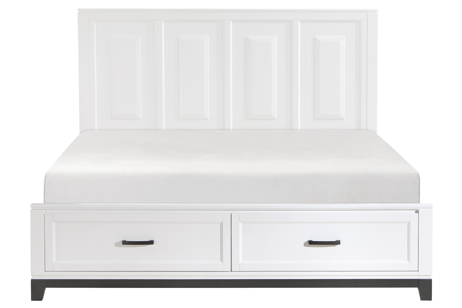 Garretson White King Storage Bed
