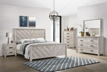 Eleanor White Queen 5 Piece Bedroom Set