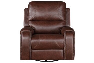 Keily Brown Swivel Recliner