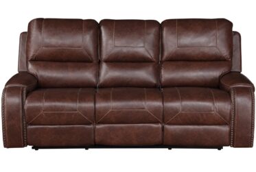 Keily Brown Reclining Sofa
