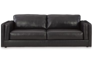 Amiata Onyx Leather Sofa