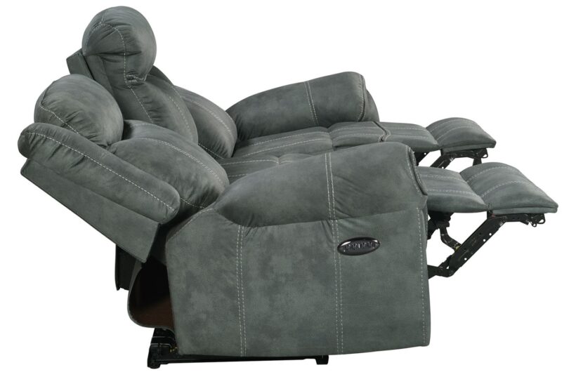 Sorrento Charcoal Power Reclining Sofa - Georgia Furniture Mart