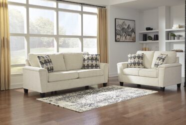 Abinger Natural 2 Piece Sofa & Loveseat Set