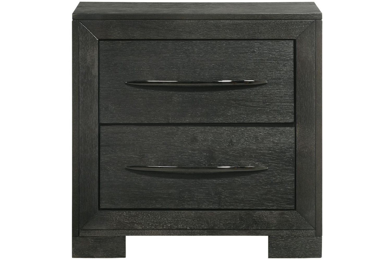 Allan Black 2-Drawer Nightstand
