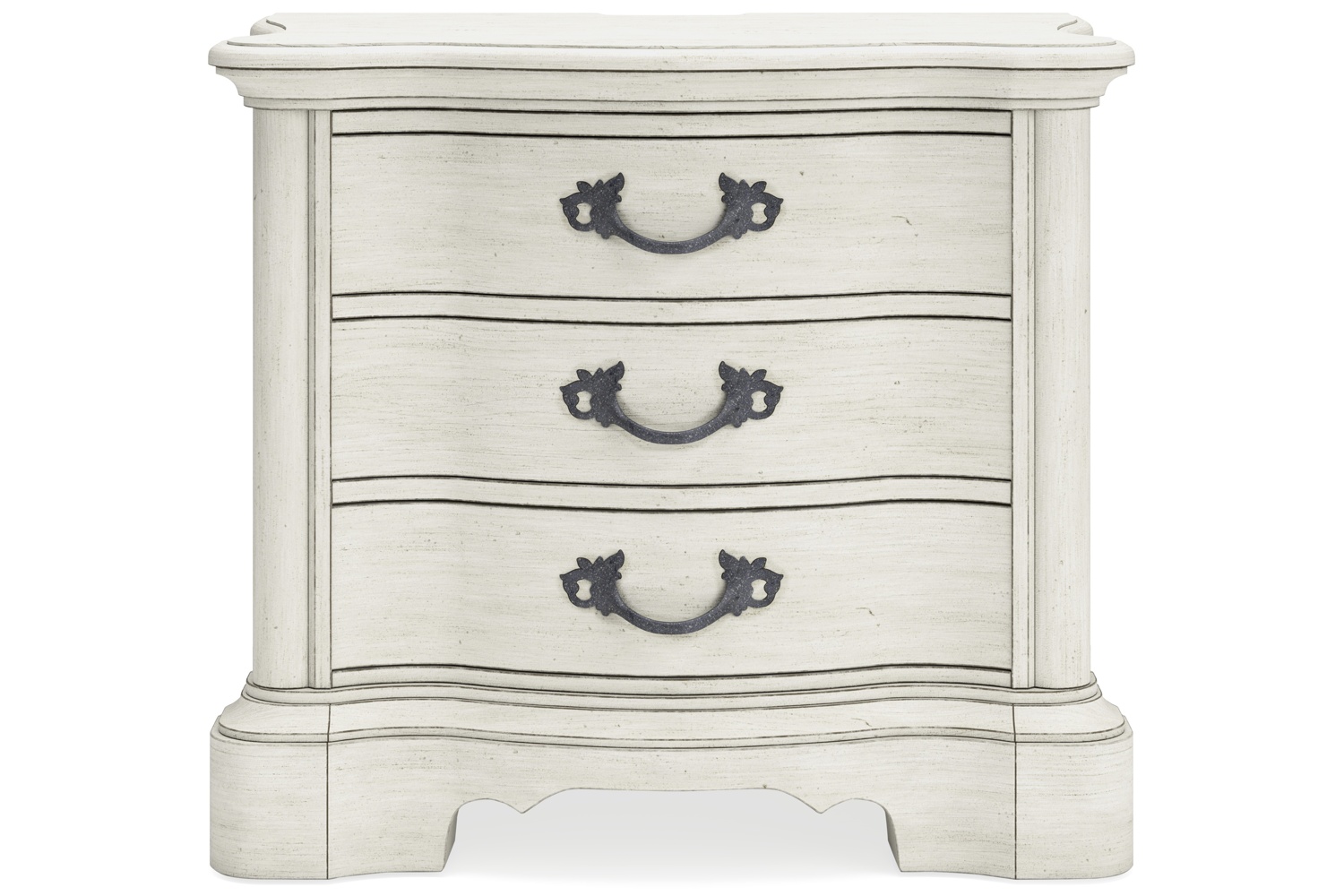 Arlendyne Antique White 3-Drawer Nightstand