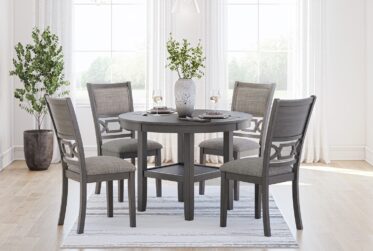 Wrenning Gray 5 Piece Dining Set