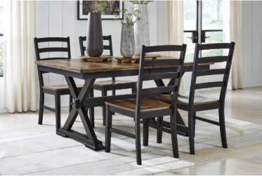Wildenauer Two-Tone 5 Piece Dining Set