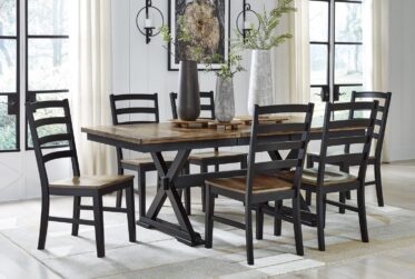 Wildenauer Two-Tone 7 Piece Dining Set