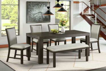Grady 6 Piece Dining Set With Bench