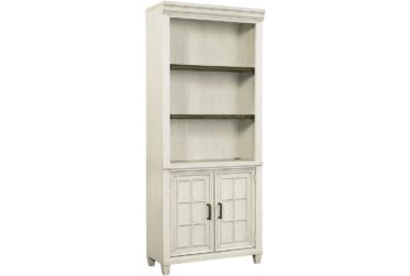Caraway Aged Ivory 2-Door Bookcase
