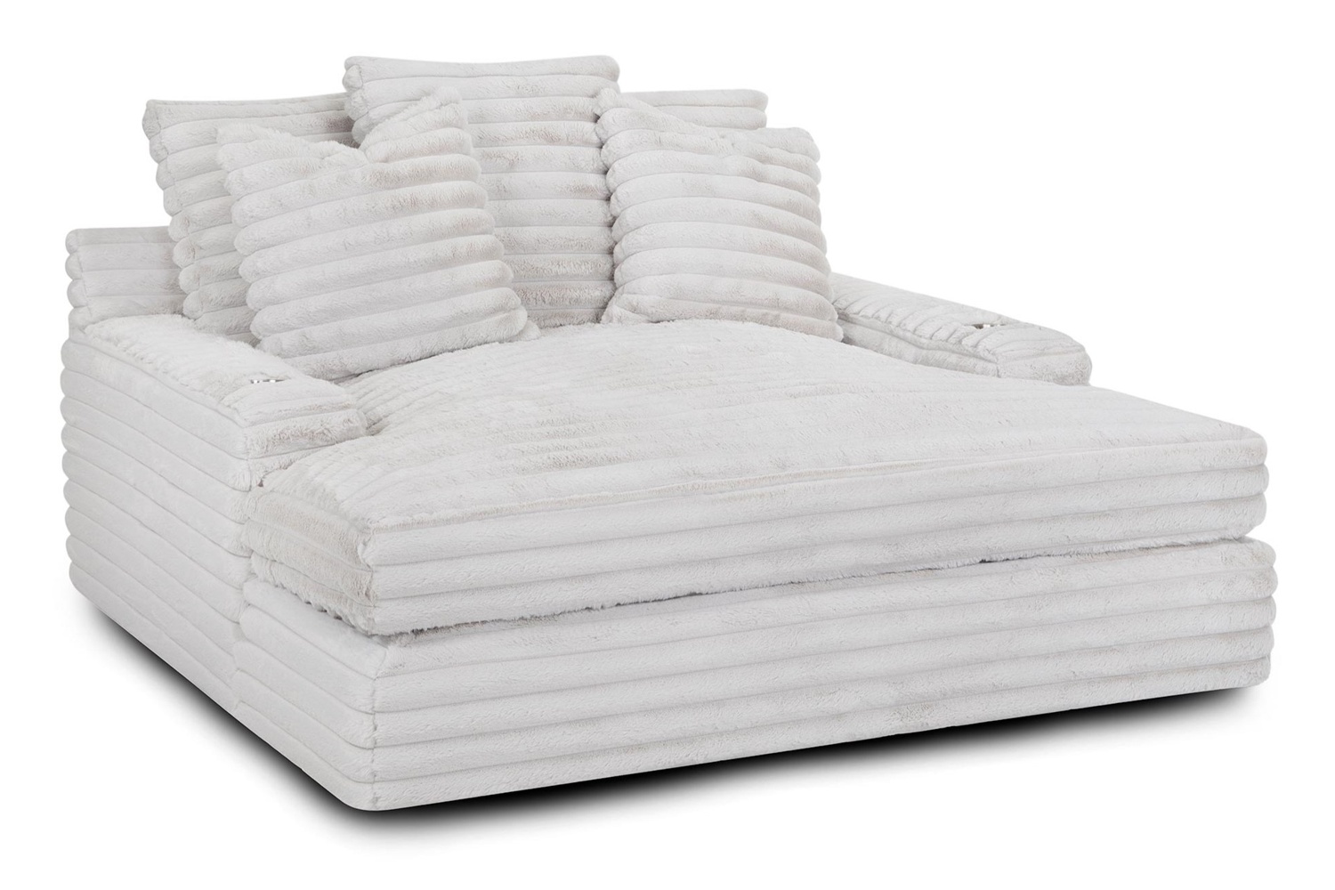 Grand Home Cloud Dove Chaise - Georgia Furniture Mart
