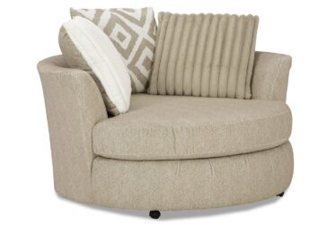 Tweed Toast Swivel Chair