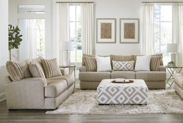 Tweed Toast 2 Piece Sofa & Loveseat Set