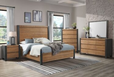 Breckenridge Two-Tone King 5 Piece Bedroom Set