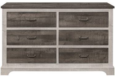 SH2235 Two-Tone 6-Drawer Dresser