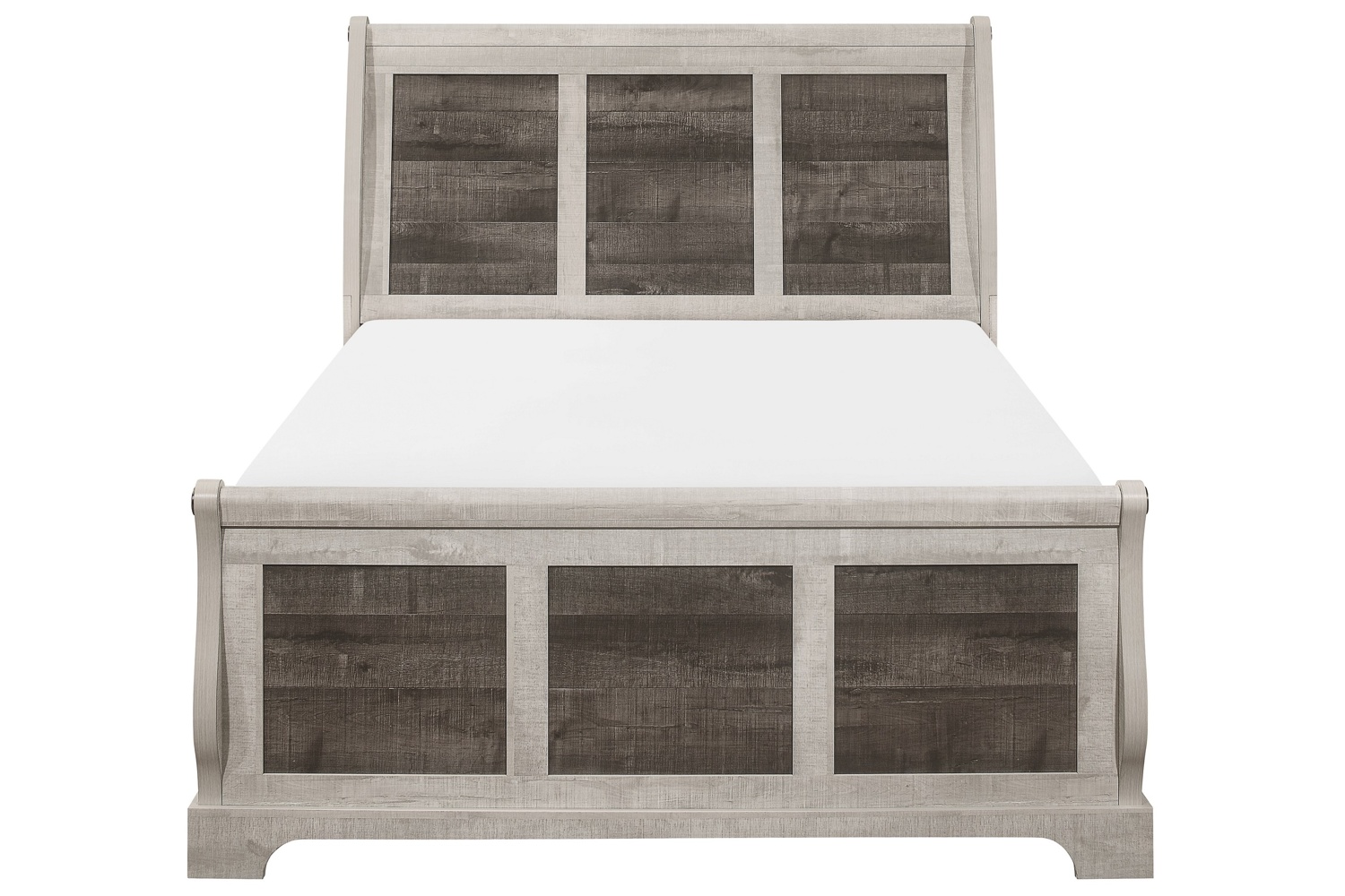 SH2235 Two-Tone Queen Sleigh Bed
