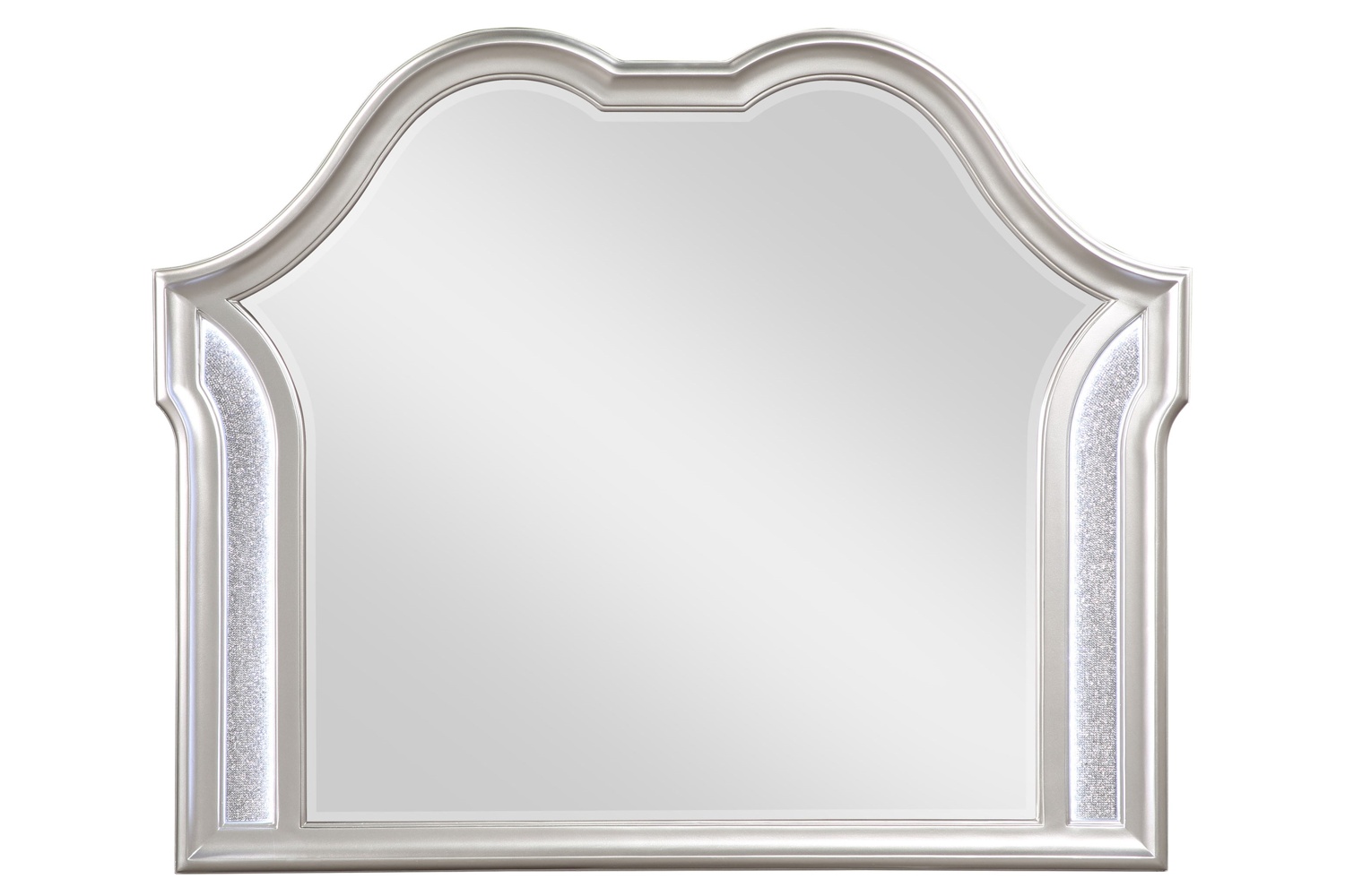 Evangeline Silver Oak Mirror