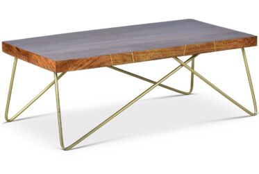 Walter Brass Inlay Coffee Table