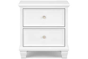 Fortman White Nightstand