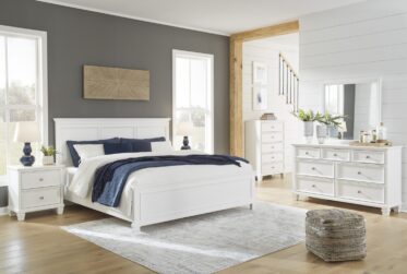 Fortman White King 5 Piece Bedroom Set