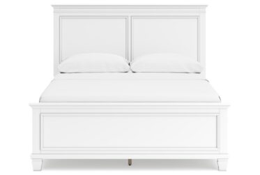 Fortman White Queen Bed